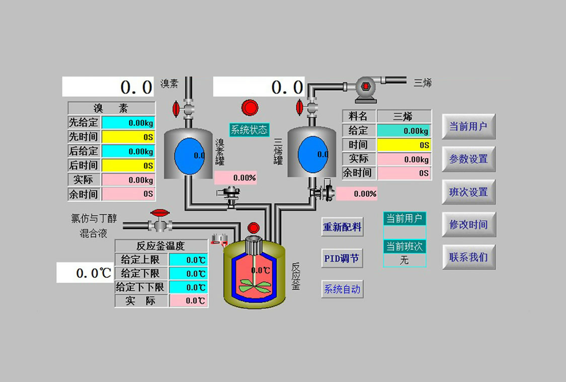 反應釜自動配料計量係統